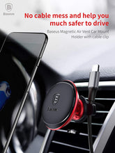 Load image into Gallery viewer, Air Vent Phone Holder,Baseus Universal Car Air Vent Magnetic Suction Bracket Mount Stand
