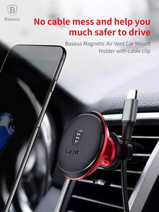 Air Vent Phone Holder,Baseus Universal Car Air Vent Magnetic Suction Bracket Mount Stand