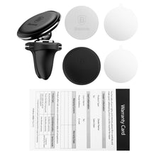 Load image into Gallery viewer, Air Vent Phone Holder,Baseus Universal Car Air Vent Magnetic Suction Bracket Mount Stand