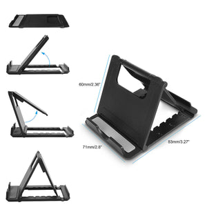 Universal Foldable Multi-angle Cell Phone Desk Stand Tablet Holder Mount Cradle
