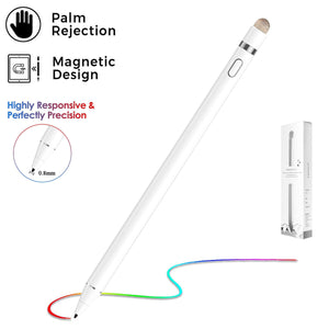 Rechargeable Active Stylus Pen Carbon Fiber Tip Pencil for iPad/iPad Pro/Air/Mini