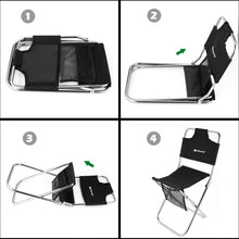 Load image into Gallery viewer, Folding Portable Aluminum Stool Camping Fishing Hiking Travel Outdoor Seat Chair