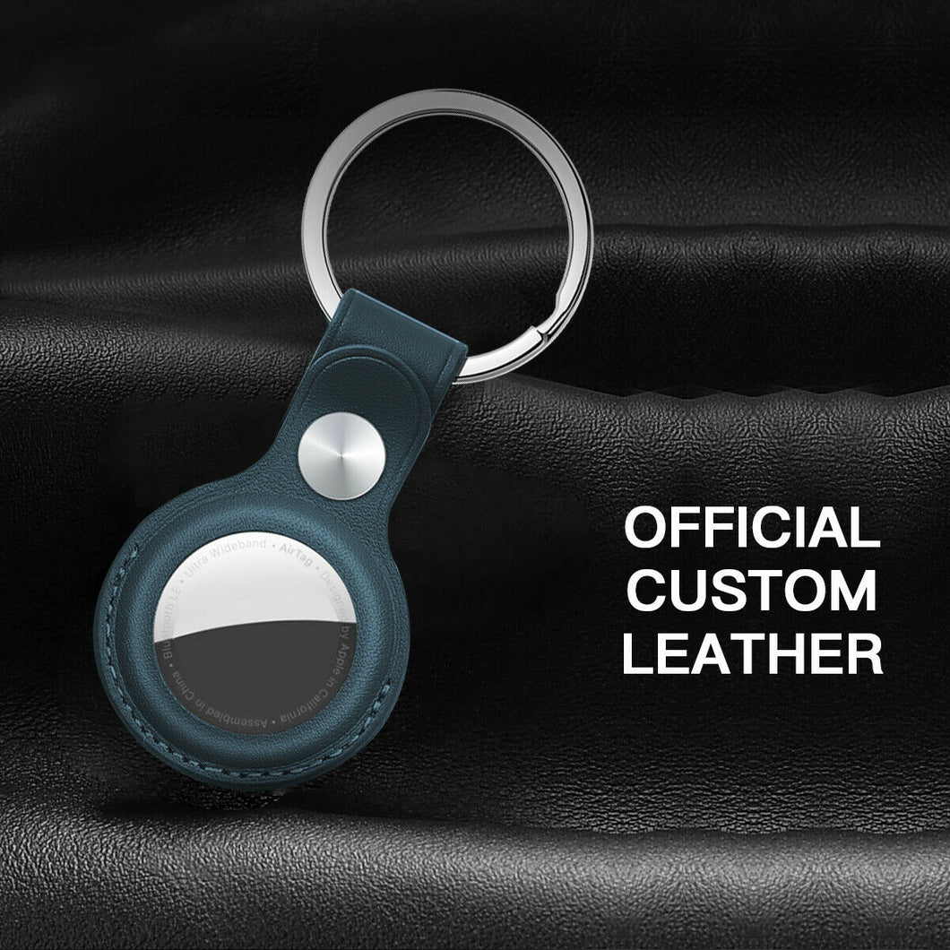AICase Leather Case For Apple AirTag Cover AirTags Tracker Finder Keychain Shell