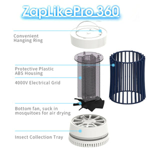 Electric Shock Fly Bug Zapper Mosquito Insect Killer Lamp UV LED Light Pest Trap