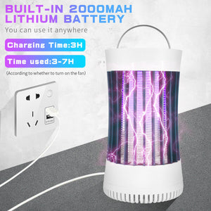 Electric Shock Fly Bug Zapper Mosquito Insect Killer Lamp UV LED Light Pest Trap