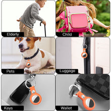Load image into Gallery viewer, Leather Case for AirTags Protective Shell Location Tracker Keychain Cover