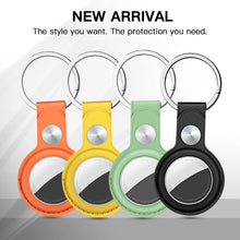 Load image into Gallery viewer, Leather Case for AirTags Protective Shell Location Tracker Keychain Cover
