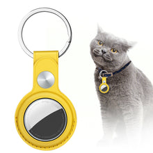 Load image into Gallery viewer, Leather Case for AirTags Protective Shell Location Tracker Keychain Cover