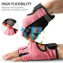 Load image into Gallery viewer, Men Women Cycling Gloves Bike Wheelchair Half Finger Fitness Workout Gym Gloves