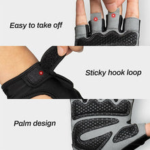 Load image into Gallery viewer, Men Women Cycling Gloves Bike Wheelchair Half Finger Fitness Workout Gym Gloves