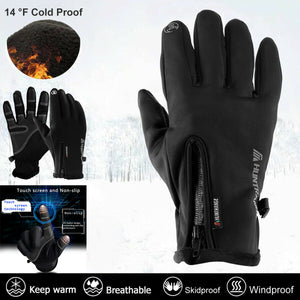 14 °F Waterproof Winter Warm Ski Gloves Touch Screen Cycling Motorcycle Mittens