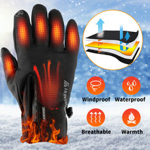 Load image into Gallery viewer, 14 °F Waterproof Winter Warm Ski Gloves Touch Screen Cycling Motorcycle Mittens