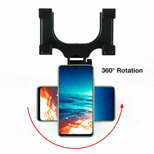 Universal 360 Rotation Rearview Mirror Mount Stand Holder for Phone