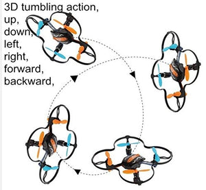 AICase Mini Drone 2.4Ghz 4CH 6-Axis Mini Nano RC Quadcopter with RTF Headless Mode LED UFO Airplanes Helicopter