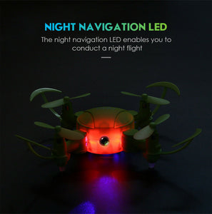 JJRC D4 Mini Pocket Foldable Drone WIFI 2.4Ghz RC Quadcopter 720P HD Camera LED