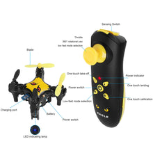 Load image into Gallery viewer, Cheerson CX-Stars-D Gravity Pocket Drone 2.4Ghz Mini RC Quacopter Height Hold US