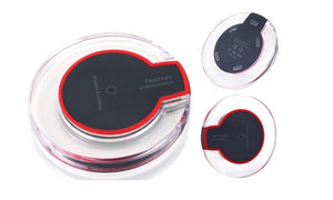 Qi Wireless Charger for iPhone and Samsung Red
