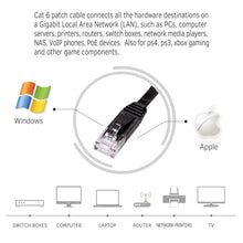 Load image into Gallery viewer, LOT CAT7 Shielded RJ45 Ethernet LAN Network Patch Cable Connector Internet Cord 164ft Black
