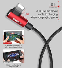 Load image into Gallery viewer, Baseus Lightning to USB Cable for iPhone iPad Black