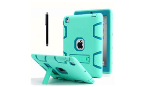 iPad 2/3/4 Shockproof Military Heavy Duty Rubber With Hard Stand Case