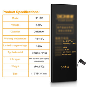 DEJI Internal Battery Replacement for iPhone 7 Plus
