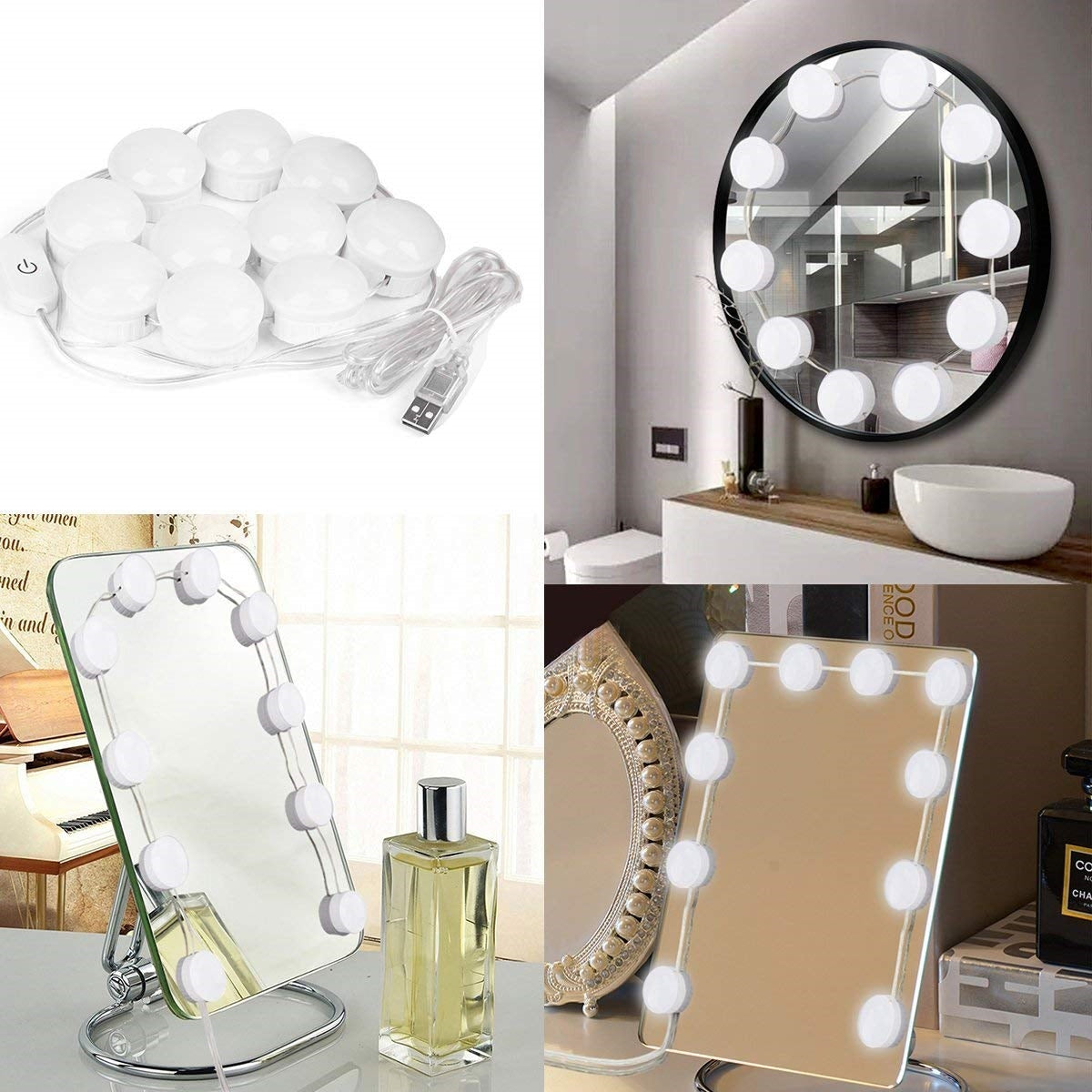 AICase Vanity Mirror Lights LED Makeup Hollywood Style