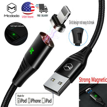 Load image into Gallery viewer, MCDODO Magnetic Fast Charging Charger Lightning Cable Apple iPhone 12 11 X 8 7 6s and Plus
