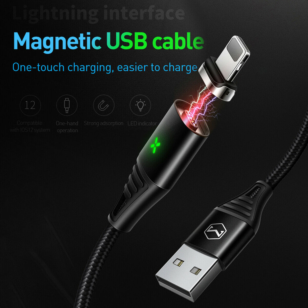 MCDODO Magnetic Fast Charging Charger Lightning Cable Apple iPhone 12 11 X 8 7 6s and Plus
