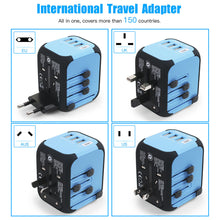 Load image into Gallery viewer, International Universal Travel Adapter 4 USB Charge Ports Converter Plug Charger