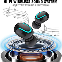 Load image into Gallery viewer, AICase TWS Wireless Headphones Bluetooth 5.0 Wireless Earbuds Built-in Mic Mini Sweatproof Sport Headsets in-Ear Headset with Wireless Charging Case