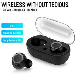 Dual Wireless Bluetooth Earphone Earbuds for iPhone and Android Phones