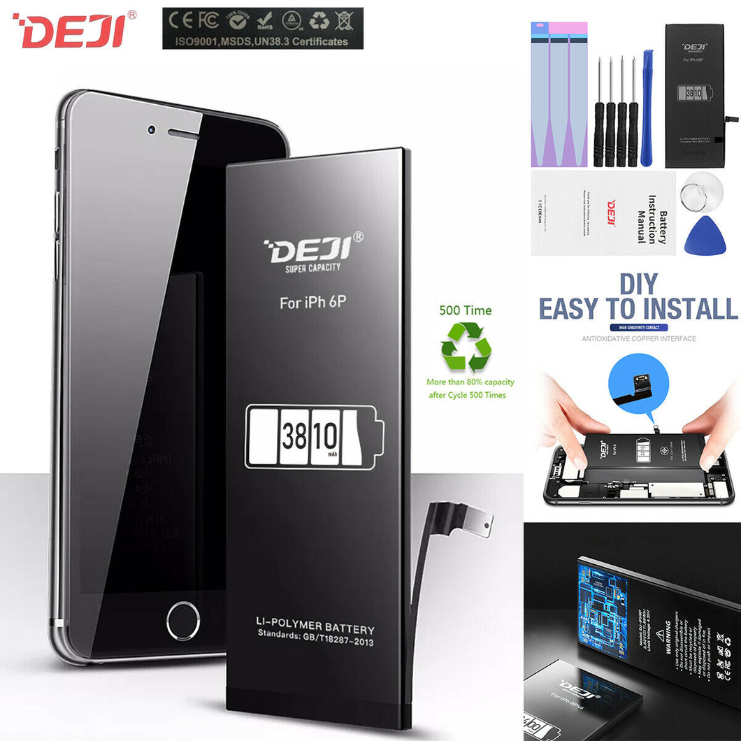 DEJI OEM Replacement Battery and Tool Kits for iPhone 6 6s 7 8 Plus X