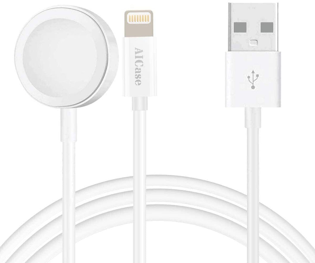 2 in 1 Wireless Charging Cable Compatible with Apple Watch and iPhone