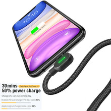 Load image into Gallery viewer, Mcdodo 90° Elbow Type-C Lightning PD Fast Charge Cable for iPhone