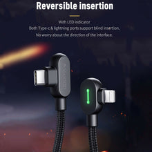Load image into Gallery viewer, Mcdodo 90° Elbow Type-C Lightning PD Fast Charge Cable for iPhone