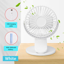 Load image into Gallery viewer, 4 inch Electric USB Rechargeable Battery Clip On Desk Portable Mini Cooling Fan