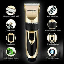 Load image into Gallery viewer, Professional Men Hair Trimmer Cordless Hair Clipper