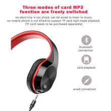 Load image into Gallery viewer, Foldable Stereo Bass Wireless Bluetooth Headphones Earphones Headset+Audio Cable