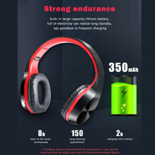 Load image into Gallery viewer, Foldable Stereo Bass Wireless Bluetooth Headphones Earphones Headset+Audio Cable