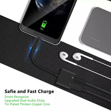 Load image into Gallery viewer, 2 in 1 Adapter USB C to 3.5mm Splitter AUX Headphone Jack Cable