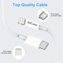 Load image into Gallery viewer, iPhone Fast Charger 20W PD Power Adapter with USB-C to iPhone Cable Charger Cord
