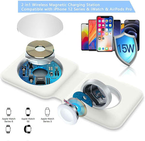 MagSafe Duo Charger Charging Station Pad for iPhone 12/13 and iWatch