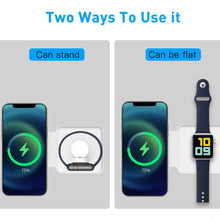 Load image into Gallery viewer, MagSafe Duo Charger Charging Station Pad for iPhone 12/13 and iWatch