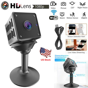 Mini Hidden Camera Wireless WiFi IP Home Security HD 1080P with Night Vision
