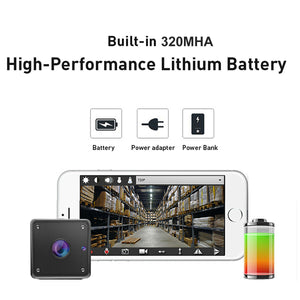 Mini Hidden Camera Wireless WiFi IP Home Security HD 1080P with Night Vision