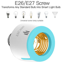 Load image into Gallery viewer, 2xWiFi Smart Light Bulb E26/E27 Lamp Socket Adapter Works with Alexa Google Home