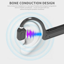 Load image into Gallery viewer, Bone Conduction Wireless Bluetooth Headphones Sports Open Ear Headset with Mic