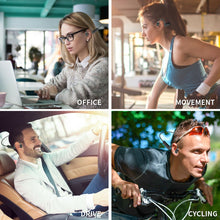 Load image into Gallery viewer, Bone Conduction Wireless Bluetooth Headphones Sports Open Ear Headset with Mic
