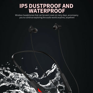 Bluetooth 5.2 Earbuds Wireless Headphone Neckband Headset w/ Mic 15 Hours Playtime