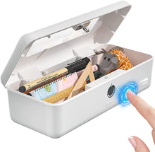 Load image into Gallery viewer, Portable Fingerprint Storage Box Cash Medicine Jewelry Security Safe Lock Box